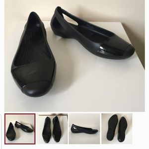 Womens Black Sienna Crocs